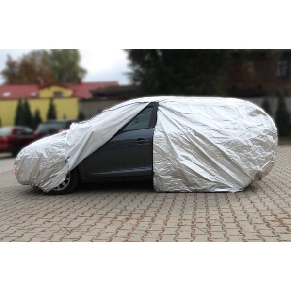 ΚΟΥΚΟΥΛΑ ΑΥΤΟΚΙΝΗΤΟΥ COTTON 120G - MEDIUM (ΑΣΗΜΙ/ΦΕΡΜΟΥΑΡ - 430 X 165 X 120 cm) AMiO - 1 ΤΕΜ. - Image 2