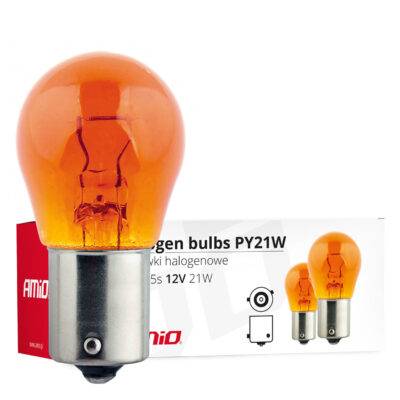 ALL IN POINT PY21W 12V 21W BAU15s ΜΟΝΟΠΟΛΙΚΟ ΠΟΡΤΟΚΑΛΙ ΠΑΡΑΚΕΝΤΡΟ (ΦΛΑΣ) ΚΟΥΤΙ​ AMIO - 10 ΤΕΜ. - AIN-172890 LEFKELIS.GR