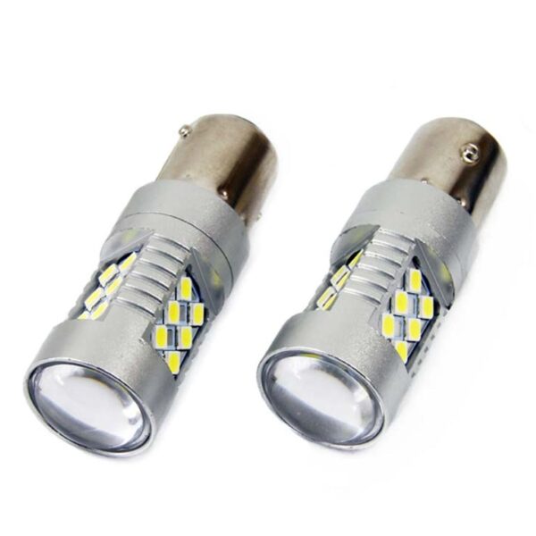P21W 12/24V BA15s 24xSMD3030 CAN-BUS ΔΙΑΘΛΑΣΗΣ (ΜΟΝΟΠΟΛΙΚΟ) 2ΤΕΜ. - Image 2