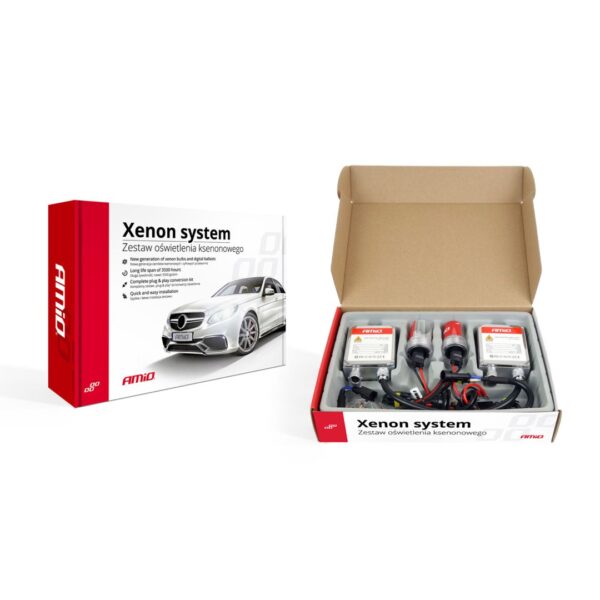 H4-1 6000K 12V KIT XENON 1103 BALLAST 35W (ΜΟΝΗ ΣΚΑΛΑ) AMiO - 1 ΤΕΜ. - Image 2