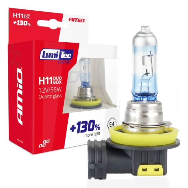 ALL IN POINT H11 12V 55W PGJ19-2 LUMITEC LIMITED +130% UP TO 40m AMIO - 2 ΤΕΜ. - AIN-171620 LEFKELIS.GR