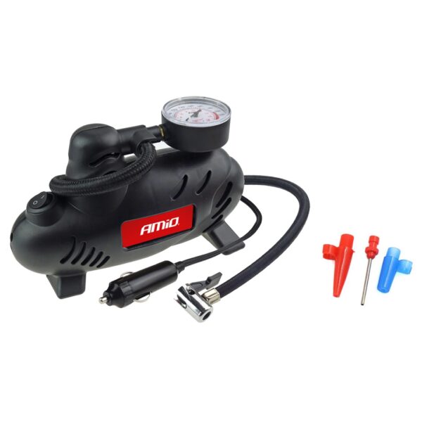 ALL IN POINT ΚΟΜΠΡΕΣΕΡ ΑΕΡΑ ΕΛΑΣΤΙΚΩΝ ΠΛΑΣΤΙΚΟ ACOMP-07 12V 250psi 17bar 9l/min ΜΕ ΦΙΣ ΑΝΑΠΤΗΡΑ ΚΑΙ ΔΙΑΚΟΠΤΗ & ΚΑΛΩΔΙΟ 3Μ ΑΜΙΟ - 1 Τεμ. - AIN-163909 LEFKELIS.GR