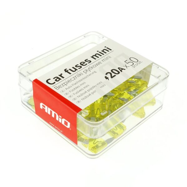 ALL IN POINT ΑΣΦΑΛΕΙΕΣ MINI 20A AMiO - ΚΟΥΤΙ 50 ΤΕΜ. - AIN-167491 iluma.GR