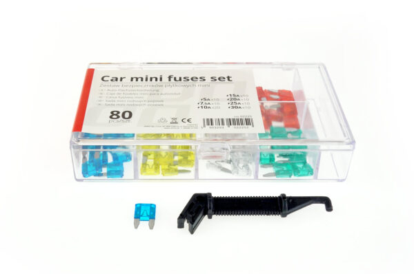 ALL IN POINT ΑΣΦΑΛΕΙΕΣ MINI 80ΤΕΜ ΔΙΑΦΟΡΕΣ ΣΕ ΚΟΥΤΙ 10x5A/10x7.5A/20x10A/10x15A/10x20A/10x25A/10x30A - AIN-168121 iluma.GR