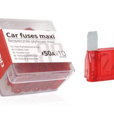 ALL IN POINT ΑΣΦΑΛΕΙΕΣ MAXI 50A - ΚΟΥΤΙ  ΑΜΙΟ - 10 ΤΕΜ. - AIN-180388 LEFKELIS.GR
