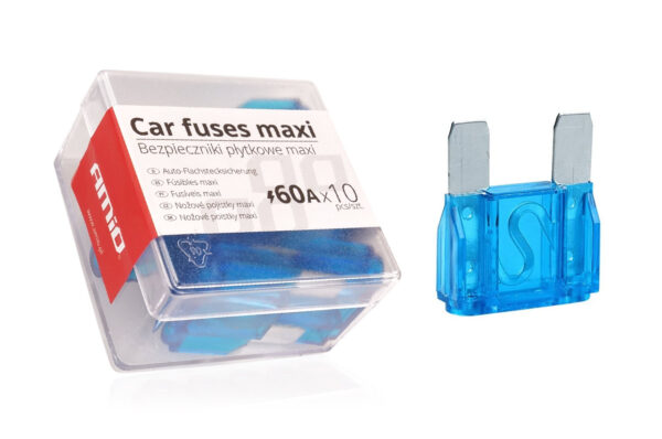 ALL IN POINT ΑΣΦΑΛΕΙΕΣ MAXI 60A ΣΕ ΚΟΥΤΙ ΑΜΙΟ - 10 ΤΕΜ. - AIN-181407 iluma.GR