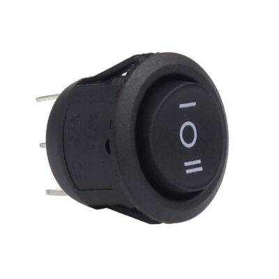 ALL IN POINT ΔΙΑΚΟΠΤΗΣ ΣΤΡΟΓΓΥΛΟΣ 3 ΘΕΣΕΩΝ 12V 2cm BU03 AMIO - 1ΤΕΜ. - AIN-168820 LEFKELIS.GR