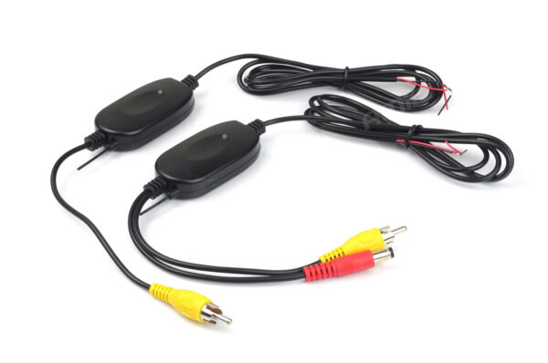 ΚΑΛΩΔΙΟ ΣΥΝΔΕΣΗΣ RCA ΜΕ ΠΟΜΠΟ & ΔΕΚΤΗ 12V 2.4Ghz (ΓΙΑ ΑΣΥΡΜΑΤΗ ΣΥΝΔΕΣΗ ΚΑΜΕΡΑΣ & ΟΘΟΝΗΣ) - Image 2