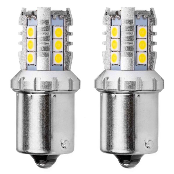 ALL IN POINT R5W/R10W P21W BA15S 12/24V 16xSMD 3030 LED ΛΕΥΚΟ CAN-BUS 2ΤΕΜ. - AIN-174497 LEFKELIS.GR