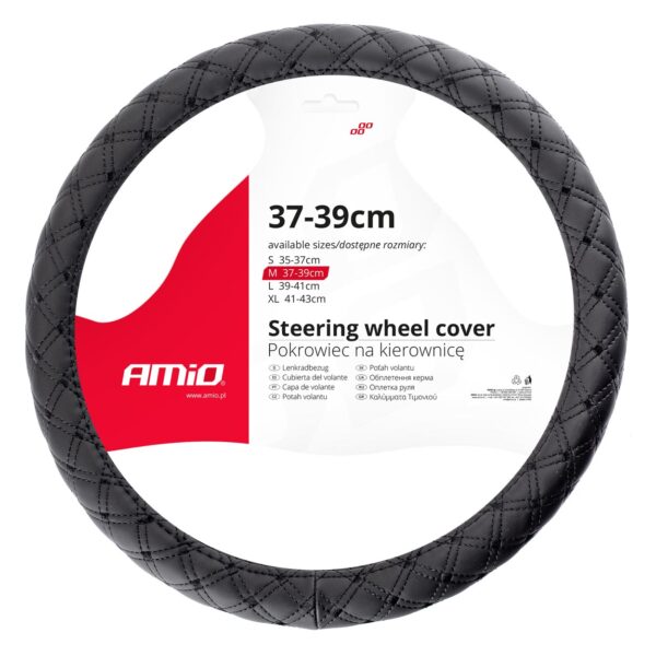 ALL IN POINT ΚΑΛΥΜΜΑ ΤΙΜΟΝΙΟΥ 37/39CM SWC-41-M ΜΑΥΡΟ ΚΑΠΙΤΟΝΕ AMIO - 1 ΤΕΜ. - AIN-171474 iluma.GR