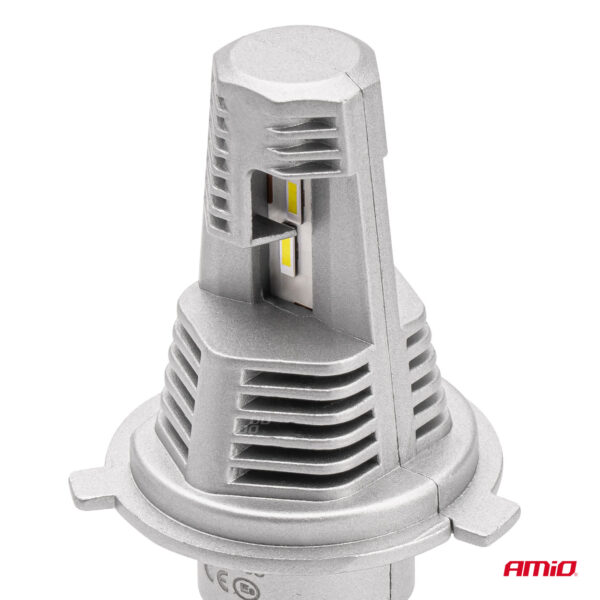 ΛΑΜΠΕΣ LED H4 10-16V 40W 6.500K 4400lm (ΨΥΚΤΡΑ) X1 AMIO - 2ΤΕΜ. - Image 2