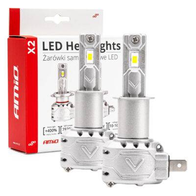 ALL IN POINT ΛΑΜΠΕΣ LED H3 10-16V 72W 6.500K 7920lm CAN BUS (ME ΑΝΕΜΙΣΤΗΡΑΚΙ) X2 SERIES AMIO - 2ΤΕΜ. - AIN-175249 LEFKELIS.GR