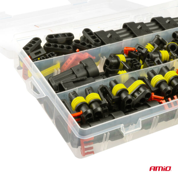 ΦΙΣ & ΒΥΣΜΑΤΑ ΚΑΛΩΔΙΩΝ 6 ΤΥΠΩΝ 12/24V ΑΡΣΕΝΙΚΑ ΚΑΙ ΘΗΛΥΚΑ ΣΕΤ ΑΜΙΟ - 352 ΤΕΜ. - Image 2