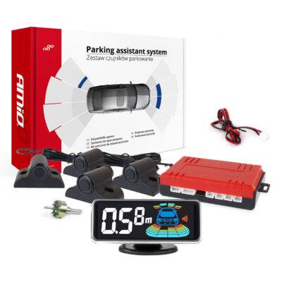 ALL IN POINT ΣΥΣΤΗΜΑ ΠΑΡΚΑΡΙΣΜΑΤΟΣ TRUCK (ΦΟΡΤΗΓΟΥ)12V ΜΕ 4 ΑΙΣΘΗΤΗΡΕΣ (ΜΑΥΡΟ) 19mm BUZZER & ΟΘΟΝΗ LED 3D ΑΜΙΟ - 1 ΤΕΜ. - AIN-181861 LEFKELIS.GR