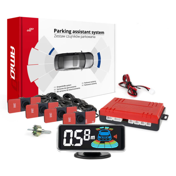 ALL IN POINT ΣΥΣΤΗΜΑ ΠΑΡΚΑΡΙΣΜΑΤΟΣ 12V ΜΕ 4 ΑΙΣΘΗΤΗΡΕΣ ΣΕ MAYΡΟ ΧΡΩΜΑ ΕΣΩΤΕΡΙΚΗΣ ΤΟΠΟΘΕΤΗΣΗΣ 16