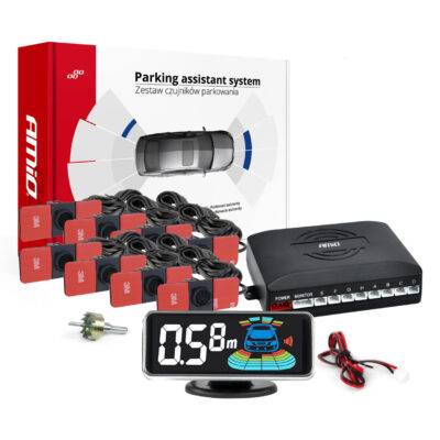 ALL IN POINT ΣΥΣΤΗΜΑ ΠΑΡΚΑΡΙΣΜΑΤΟΣ 12V ΜΕ 8 ΑΙΣΘΗΤΗΡΕΣ ΣΕ MAYΡΟ ΧΡΩΜΑ ΕΣΩΤΕΡΙΚΗΣ ΤΟΠΟΘΕΤΗΣΗΣ 16