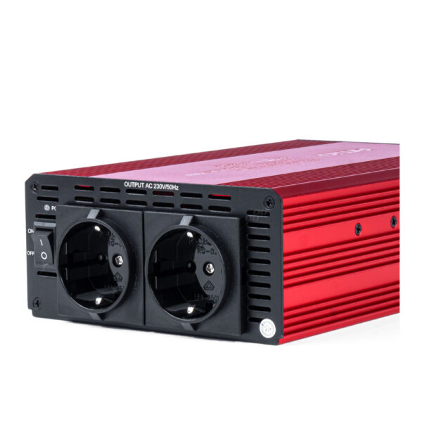 INVERTER 12>230V 1000W>2000W 3x230V socket PI05 ΑMiO - 1 TEM. - Image 2