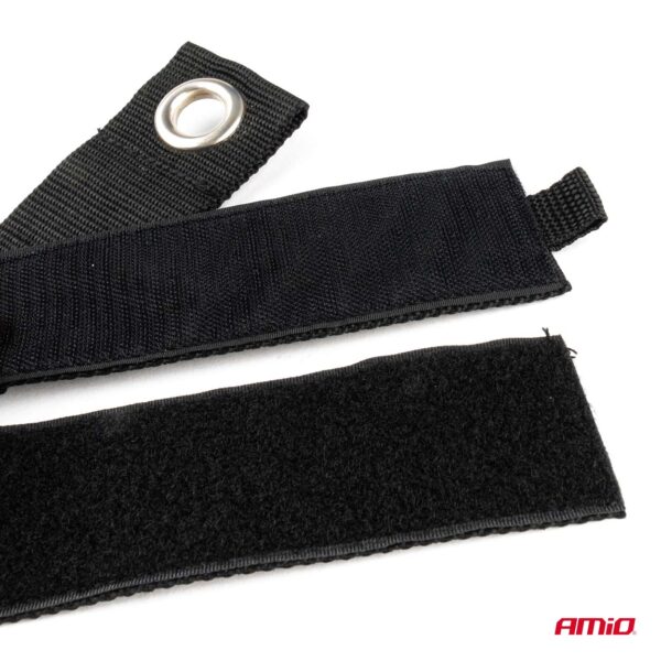 ΙΜΑΝΤΑΣ VELCRO ΓΙΑ ΣΤΗΡΙΞΗ ΠΡΟΙΟΝΤΩΝ ΣΕ ΠΟΡΤ ΜΠΑΓΚΑΖ 63X5cm ΣΕ ΜΑΥΡΟ ΧΡΩΜΑ ΑMiO - 1 TEM. - Image 2