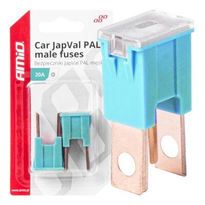 ALL IN POINT ΑΣΦΑΛΕΙΕΣ JapVal PAL O ΑΡΣΕΝΙΚΕΣ 20A ΣΕ ΓΑΛΑΖΙΟ ΧΡΩΜΑ AMIO - 2 Τεμ. - AIN-181216 LEFKELIS.GR