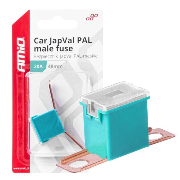 ALL IN POINT ΑΣΦΑΛΕΙΑ JapVal PAL ΑΡΣΕΝΙΚΗ 48mm 20A ΣΕ ΓΑΛΑΖΙΟ ΧΡΩΜΑ AMIO - 1 Τεμ. - AIN-181263 iluma.GR