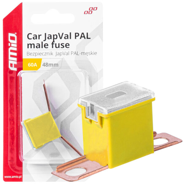 ALL IN POINT ΑΣΦΑΛΕΙΑ JapVal PAL ΑΡΣΕΝΙΚΗ 48mm 60A ΣΕ ΚΙΤΡΙΝΟ ΧΡΩΜΑ AMIO - 1 Τεμ. - AIN-181267 iluma.GR