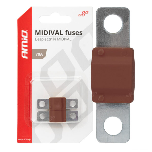 ALL IN POINT ΑΣΦΑΛΕΙΕΣ MIDIVAL 70A AMIO - 2 Τεμ. - AIN-181180 iluma.GR