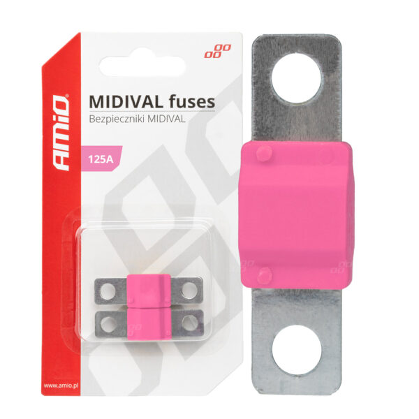 ALL IN POINT ΑΣΦΑΛΕΙΕΣ MIDIVAL 125A AMIO - 2 Τεμ. - AIN-181183 iluma.GR