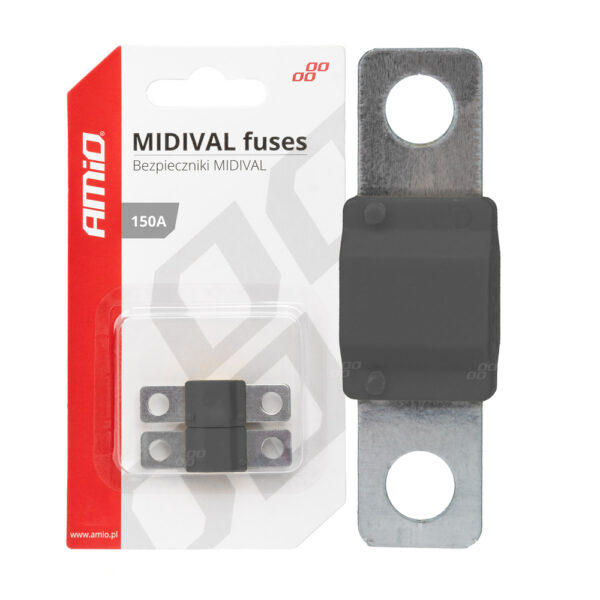 ALL IN POINT ΑΣΦΑΛΕΙΕΣ MIDIVAL 150A AMIO - 2 Τεμ. - AIN-181185 iluma.GR
