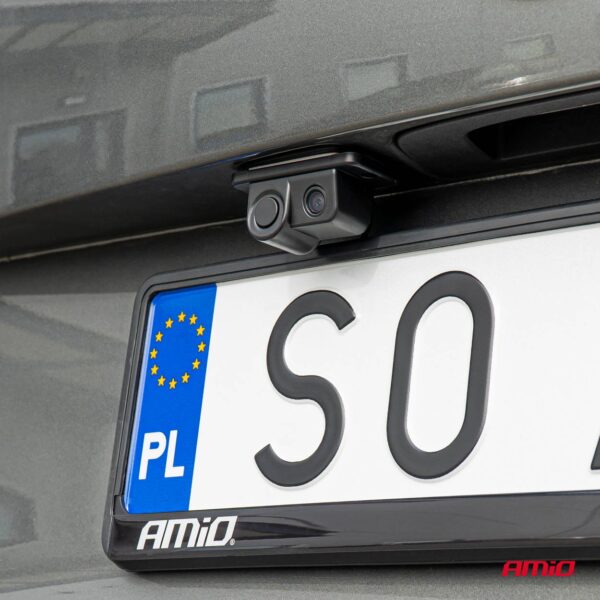 ΚΑΜΕΡΑ ΟΠΙΣΘΟΠΟΡΕΙΑΣ 12V ΜΕ ΑΙΣΘΗΤΗΡΑ ΣΤΑΘΜΕΥΣΗΣ ΚΑΙ ΒΟΜΒΗΤΗ/ ΕΓΧΡΩΜΗ ΜΕ ΑΝΑΛΥΣΗ ΟΘΟΝΗΣ 720pHD ΑMiO - 1 TEM. - Image 2