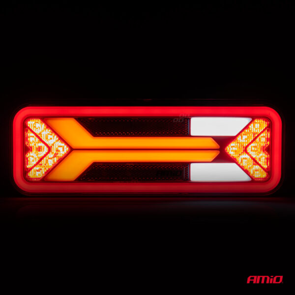 ΦΑΝΑΡΙ ΤΡΕΙΛΕΡ / ΦΟΡΤΗΓΟΥ ΠΙΣΩ 10-30V DYNAMIC LED 5 ΧΡΗΣΕΩΝ ΑΡΙΣΤΕΡΟ 305x140x35 mm RCL-09-L ΑΜΙΟ - 1 ΤΕΜ. - Image 2