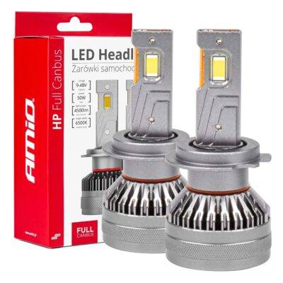 ALL IN POINT ΛΑΜΠΕΣ H7 9>48V 6.500K 4.500lm 50W HP SERIES LED CAN-BUS (ΜΕ ΨΥΚΤΡΑ AMIO - 2 Τεμ. - AIN-182638 LEFKELIS.GR