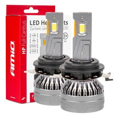 ALL IN POINT ΛΑΜΠΕΣ H7-1 9>48V 6.500K 4.500lm 50W HP SERIES LED CAN-BUS ΜΕ ΨΥΚΤΡΑ AMIO - 2 Τεμ. - AIN-182658 LEFKELIS.GR