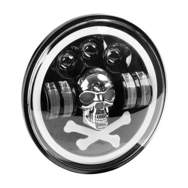 ALL IN POINT ΠΡΟΒΟΛΕΑΣ ΕΡΓΑΣΙΑΣ ΣΤΡΟΓΓΥΛΟΣ LED SKULL 5.500lm 9>36V 60W 6.000K -Φ170x170x65mm 4 ΧΡΗΣΕΩΝ ΑΜΙΟ - 1 ΤΕΜ. - AIN-181959 LEFKELIS.GR