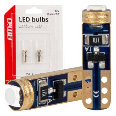 ALL IN POINT ΛΑΜΠΑΚΙΑ T5 W1W 12V 1SMD LED ΜΠΛΕ AMIO - 2 ΤΕΜ. - AIN-183639 LEFKELIS.GR