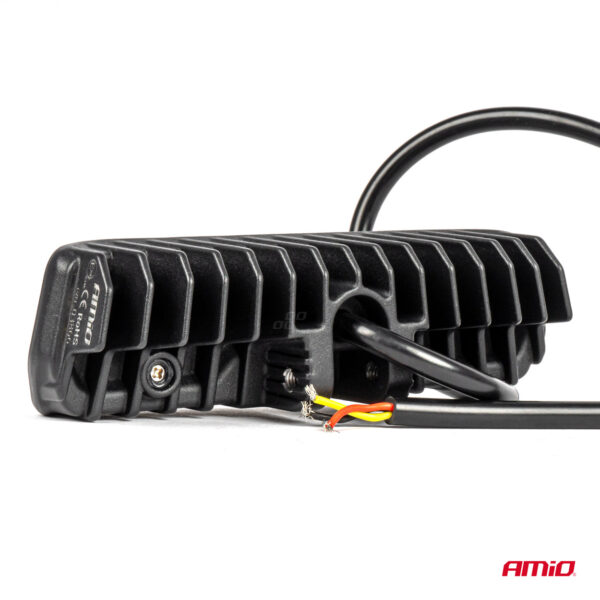 ΠΡΟΒΟΛΕΑΣ ΟΔΗΓΗΣΗΣ ΣΤΡΟΓΓΥΛΟΣ LED PRO IP67 7200lm 10-30V - 54W - 6000K - 12 LED - 140x140x61mm ΑΜΙΟ - 1 ΤΕΜ. - Image 2