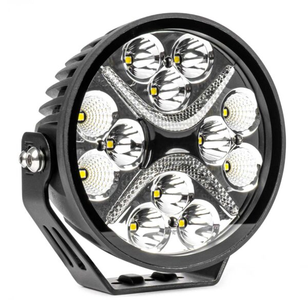 ALL IN POINT ΠΡΟΒΟΛΕΑΣ ΟΔΗΓΗΣΗΣ ΣΤΡΟΓΓΥΛΟΣ LED PRO IP67 7200lm 10-30V - 54W - 6000K - 12 LED - 140x140x61mm ΑΜΙΟ - 1 ΤΕΜ. - AIN-182711 LEFKELIS.GR