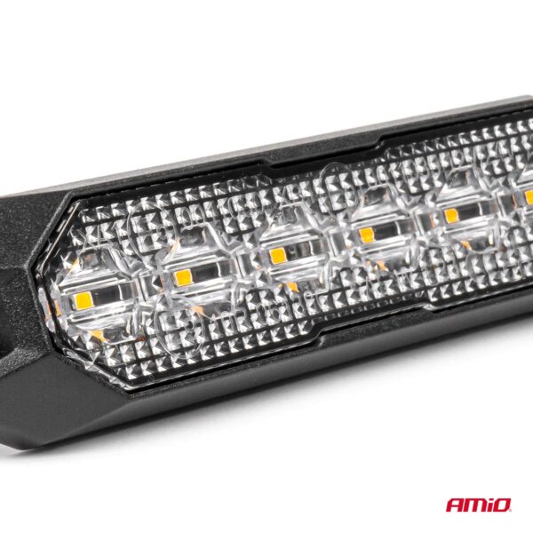 ΣΤΡΟΜΠΟ 12/24V 6xSMD LED 18W (6x3W) R65 R10 IP68 IP6K9K 122x30mm ΑΜΙΟ - 1 ΤΕΜ. - Image 2
