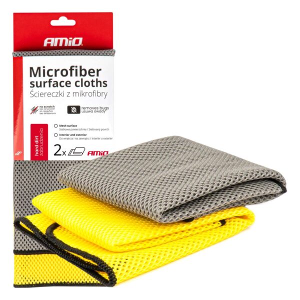 ALL IN POINT ΠΑΝΑΚΙ ΚΑΘΑΡΙΣΜΟΥ UNIVERSAL ΜΙΚΡΟΦΙΜΠΡΑ 40x40cm 280gr/m2 AMIO - 1 σετ. - AIN-184771 LEFKELIS.GR