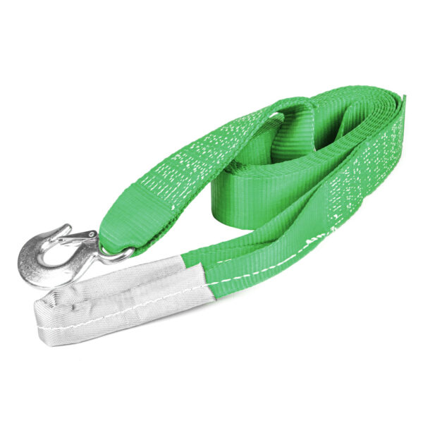 ALL IN POINT ΙΜΑΝΤΑΣ ΡΥΜΟΥΛΚΗΣΗΣ TOW ROPE H+U ΠΡΑΣΙΝΟ 75mm 8000KG 5m AMIO - 1 τεμ. - AIN-184786 LEFKELIS.GR