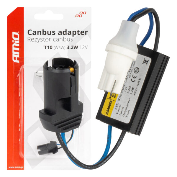 ALL IN POINT ΑΝΤΙΣΤΑΣΗ ΓΙΑ ΛΑΜΠΑΚΙΑ LED T10 W5W 12V 3.2W AMIO - 1 τεμ. - AIN-183651 LEFKELIS.GR