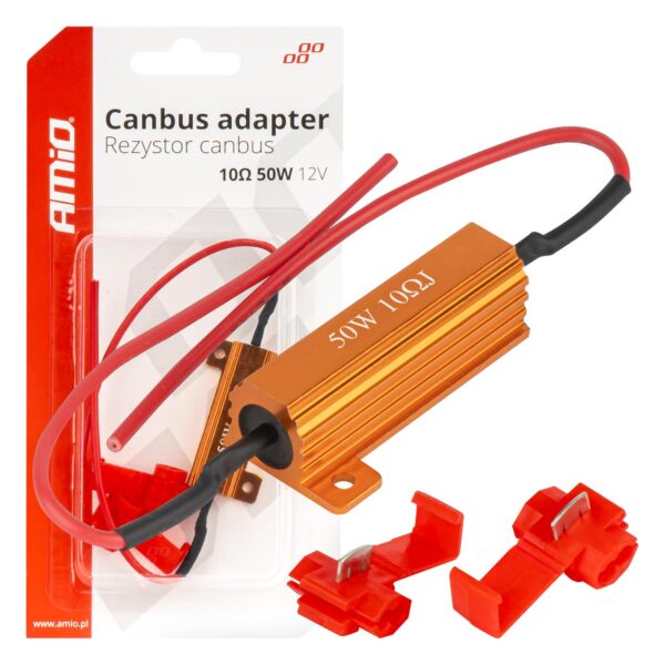 ALL IN POINT ΑΝΤΙΣΤΑΣΗ CAN-BUS 12V 50W 10Ω (CANCELLER) AMIO - 1 τεμ. - AIN-184799 LEFKELIS.GR