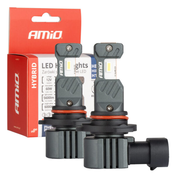 ALL IN POINT ΛΑΜΠΕΣ LED HΒ3 9005 / HIR1 / H10 12V 60W 6.000K 5.600lm +400% LED CAN-BUS HYBRID SERIES AMIO - 2 ΤΕΜ. - AIN-183977 LEFKELIS.GR