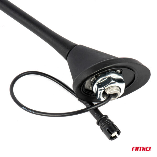 ΚΕΡΑΙΑ ΟΡΟΦΗΣ ANT11 45.4 cm ΜΕ ΚΑΛΩΔΙΟ 20cm ΚΑΙ ΦΙΣΑ RAKU-2 UNIVERSAL ΜΑΥΡΗ ΑΜΙΟ - 1 ΤΕΜ. - Image 2