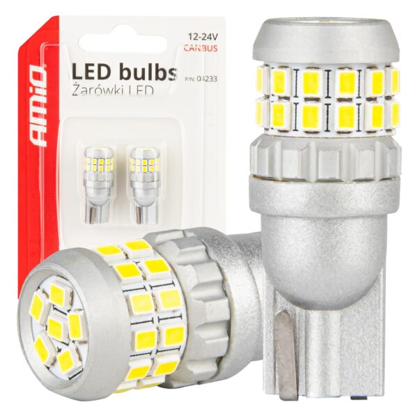 ALL IN POINT ΛΑΜΠΑΚΙΑ T10 W5W 12V/24V LED CAN-BUS 30xSMD 2016 ΛΕΥΚΟ 5500K ΑΜΙΟ - 2 ΤΕΜ. - AIN-183760 LEFKELIS.GR