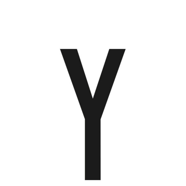 ALL IN POINT ΑΥΤΟΚΟΛΛΗΤΟ ΓΡΑΜΜΑ ΠΙΝΑΚΙΔΩΝ 60x30mm "Y" - AIN-169359 LEFKELIS.GR