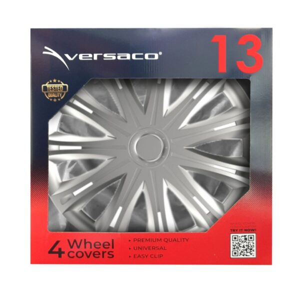 ΤΑΣΙ 13" HUBCAP SPARK ΑΣΗΜΙ - ΣΕΤ 4ΤΕΜ ΣΕ ΚΟΥΤΙ ΑΜΙΟ - Image 2