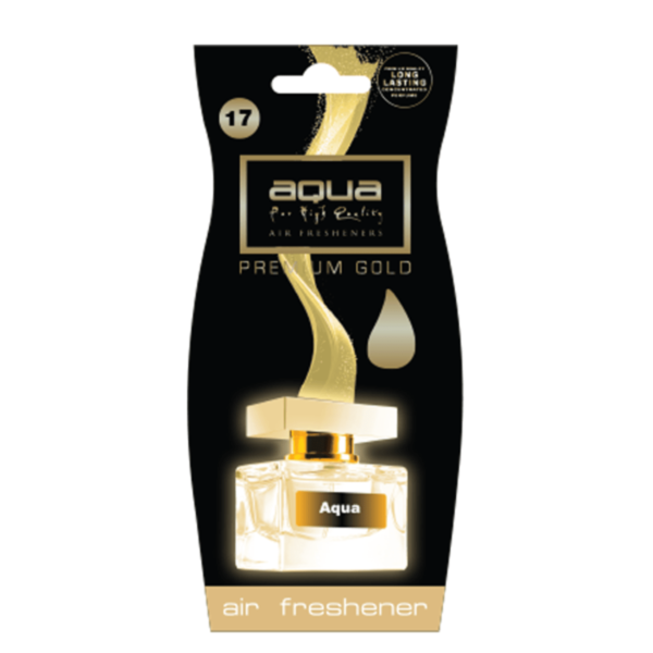 ALL IN POINT ΑΡΩΜΑΤΙΚΟ ΑΥΤΟΚΙΝΗΤΟΥ ΚΡΕΜΑΣΤΟ PREMIUM GOLD DROP AQUA - 1 TEM. - AIN-183987 LEFKELIS.GR