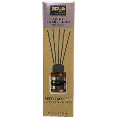 ALL IN POINT Αρωματικό Χώρου Juicy Bubblegum Home Reed Diffuser με 6 Στικς Aqua 100 ml - 1 τμχ - AIN-179986 LEFKELIS.GR