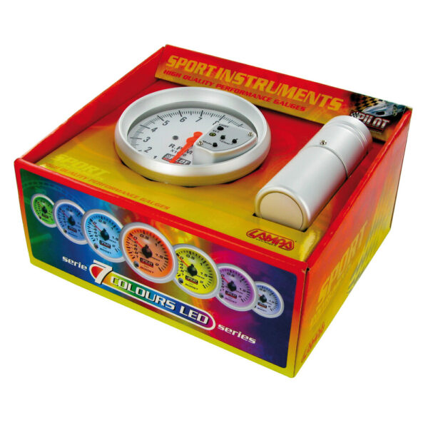 ΣΤΡΟΦΟΜΕΤΡΟ 0-11.000rpm (127) 7 ΧΡΩΜΑΤΩΝ ΜΕ SHIFTLIGHT (3/4/6 ΚΥΛΙΝΔΡΟΙ) - Image 2
