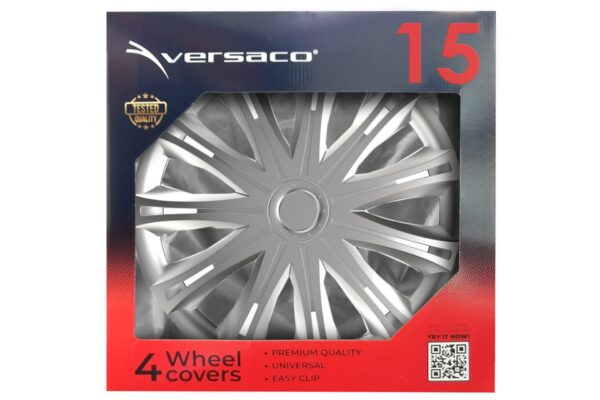 ΤΑΣΙ 15" HUBCAP SPARK ΑΣΗΜΙ - - AMIO ΣΕΤ 4ΤΕΜ ΣΕ KOYTI - Image 2